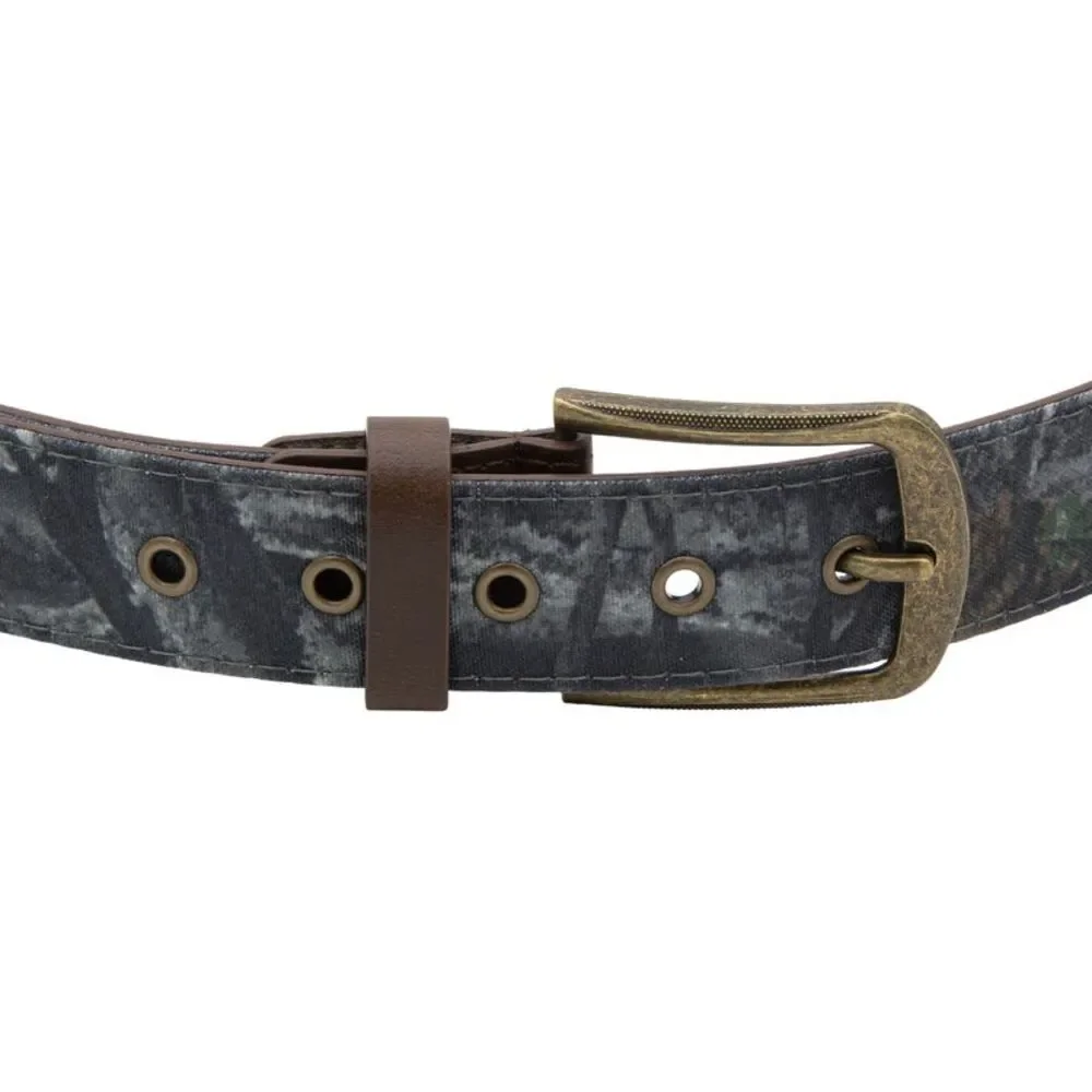Woodland Creek Sportsman Men's Camo Print Belt with Frame Buckle, Size 34